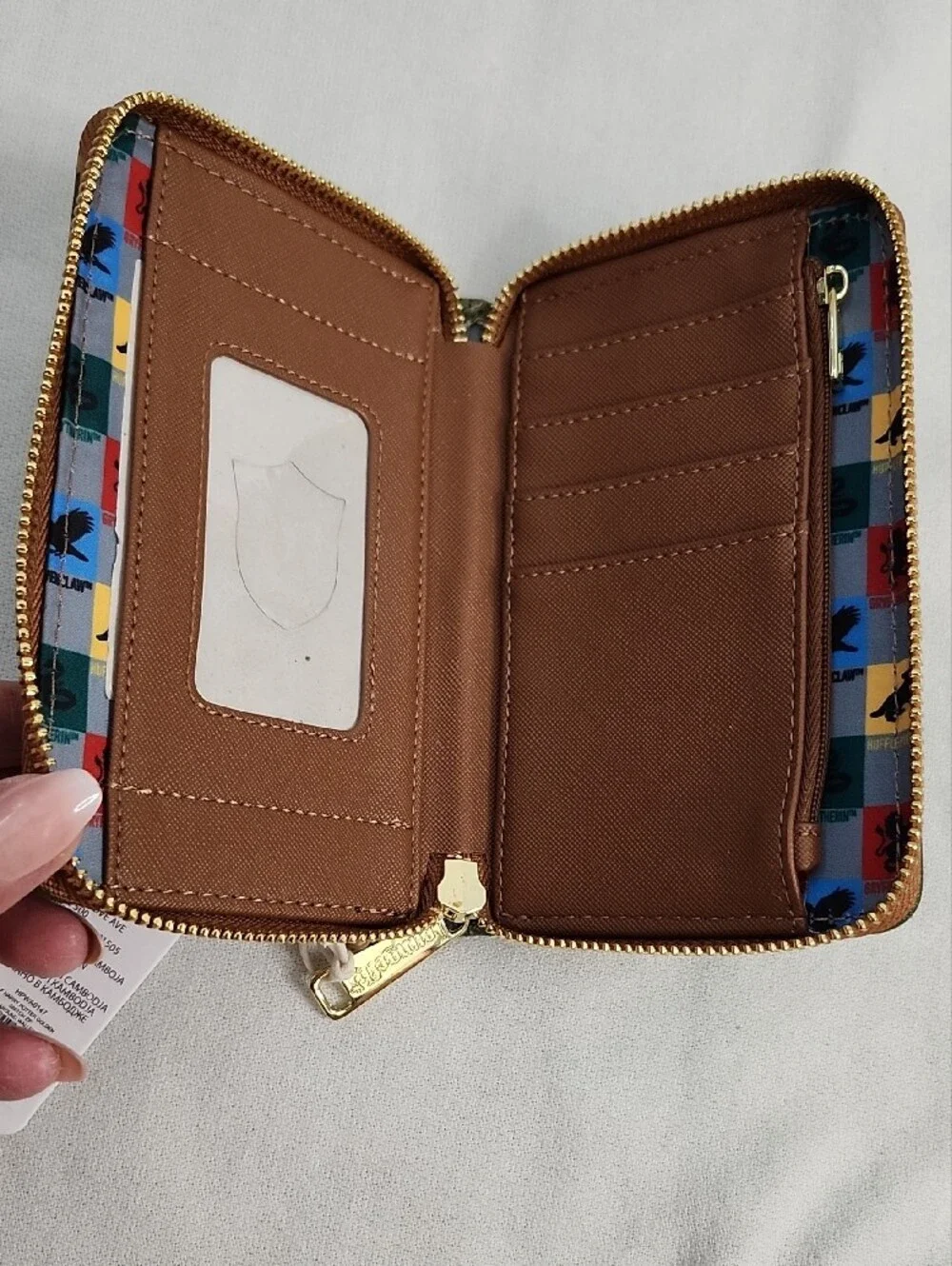 Loungefly Hogwarts Castle Mini Backpack and Golden Snitch Zip Wallet